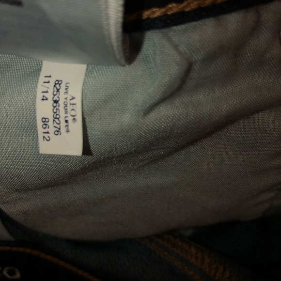 American Eagle Women’s super stretch skinny dark wash jeans size 4 regular - Picture 4 of 9